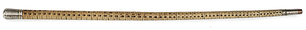Shark Vertebrae Cane Early 20th