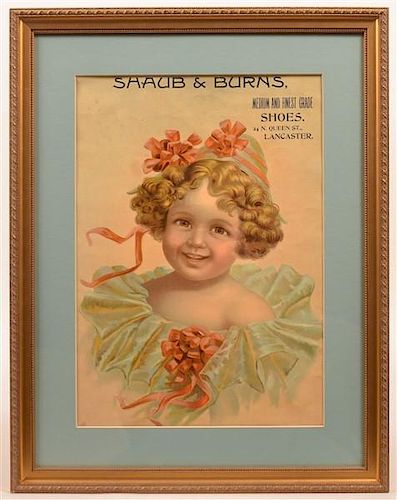 SHAUB & BURNS SHOE ADVERTISING