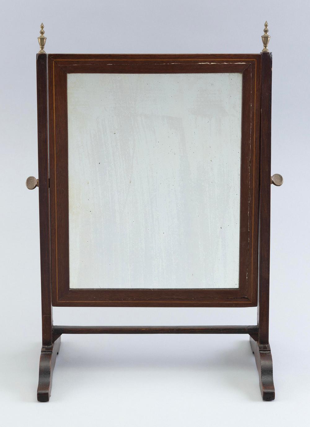 , SHAVING MIRROR 19TH CENTURY