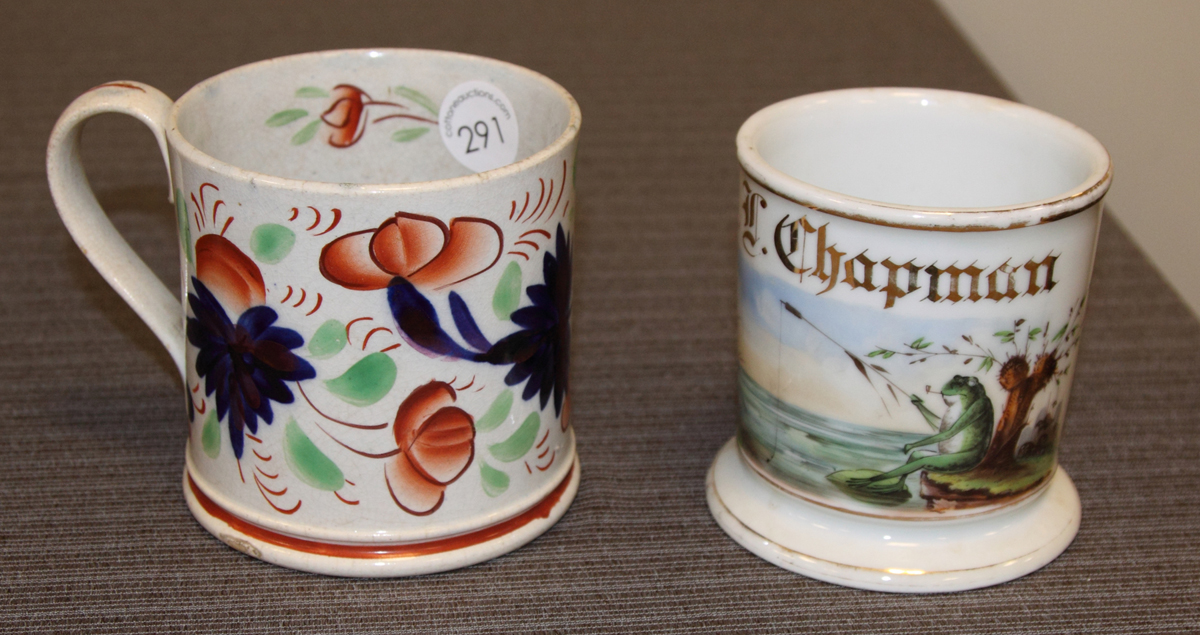 Shaving Mug w/Frog & Soft Paste Mug