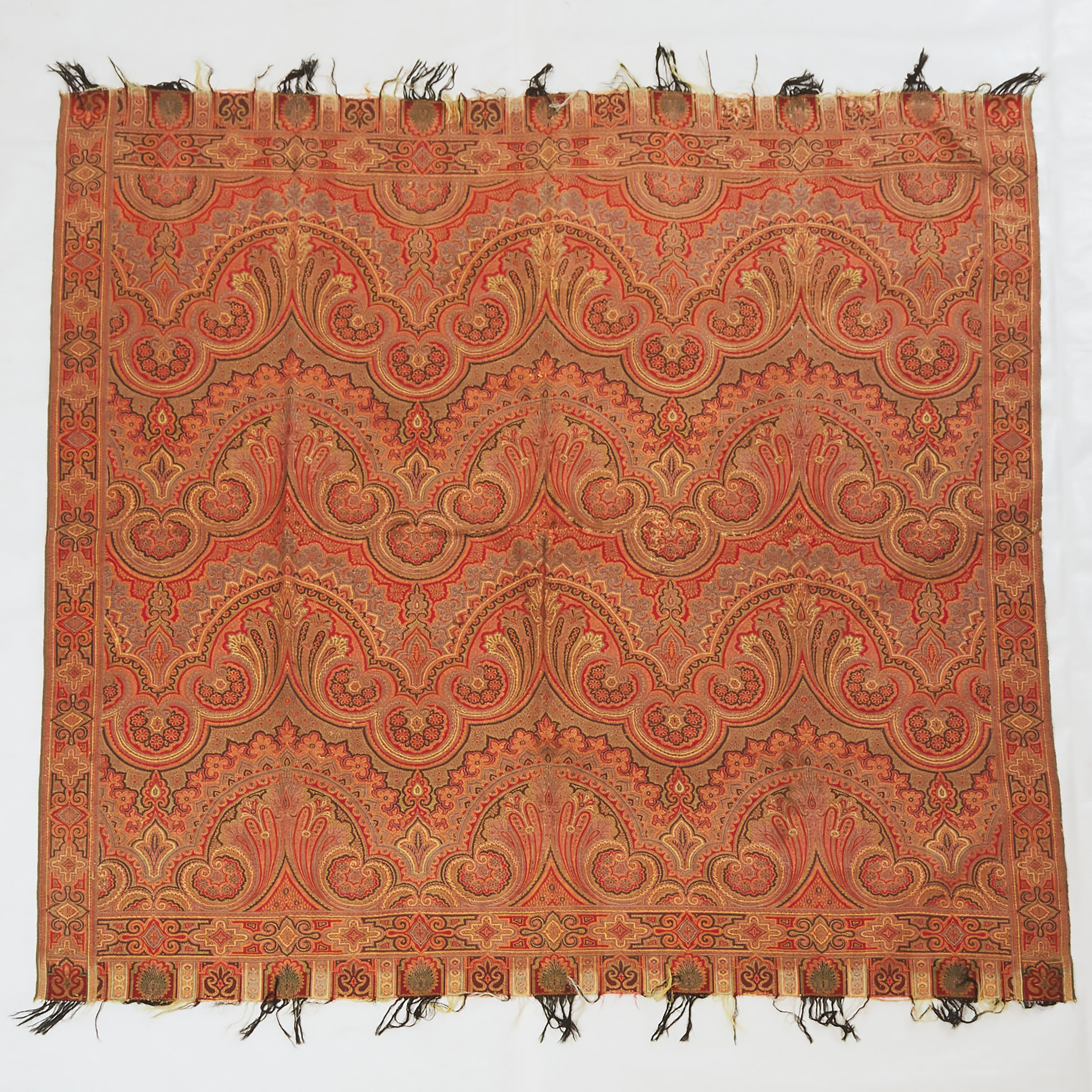 Shawl of Paisley Design, mid 19th