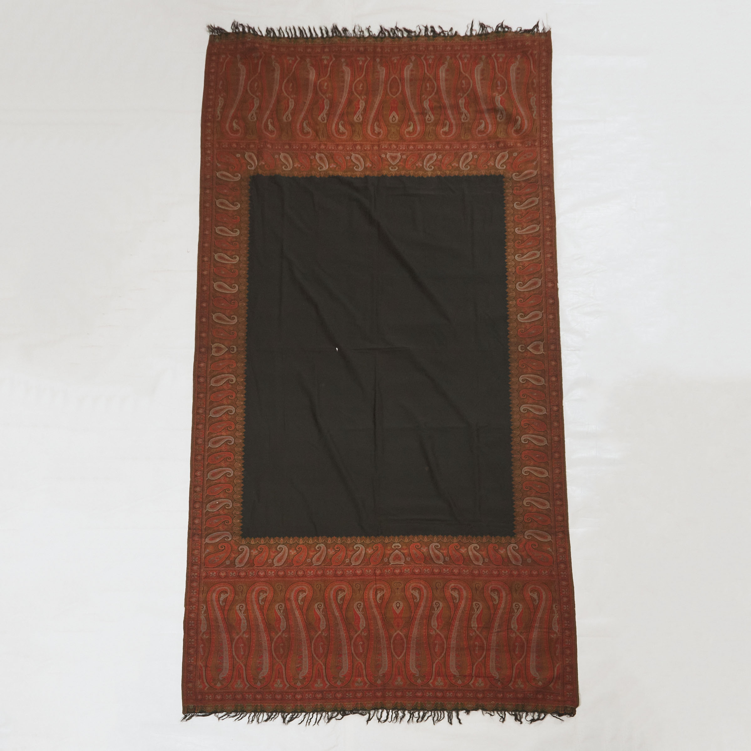 Shawl of Paisley Design, mid 19th