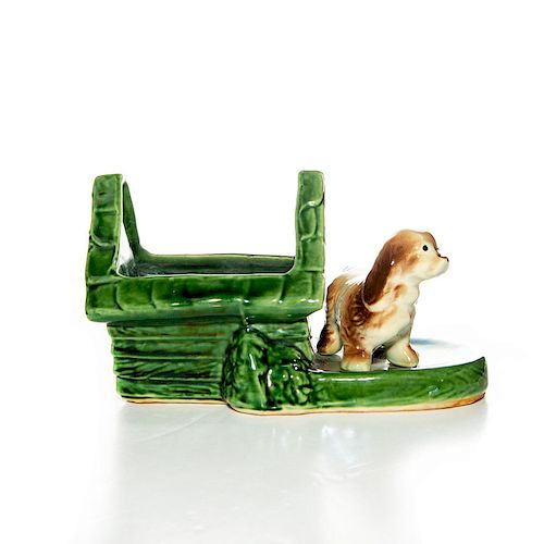 SHAWNEE POTTERY DOG WITH HOUSE