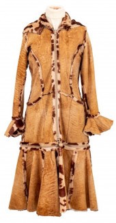 SHEARLING COAT WITH DETACHABLE