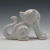 Shearwater Cat Figurine marked