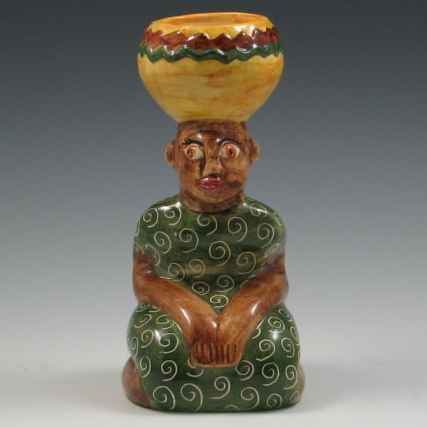 Shearwater Woman with Basket on