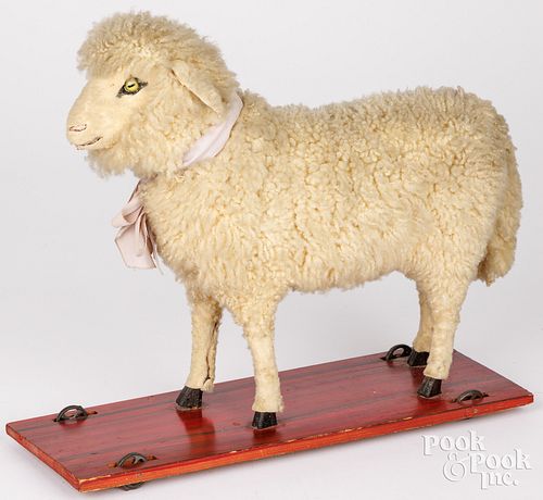 SHEEP PLATFORM PULL TOY, CA.