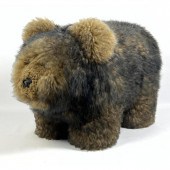 Sheepskin Furry Cuddle Bear Fo