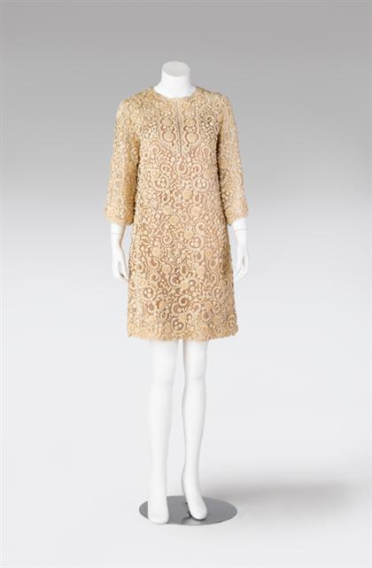 Sheer beaded and embroidered Mollie