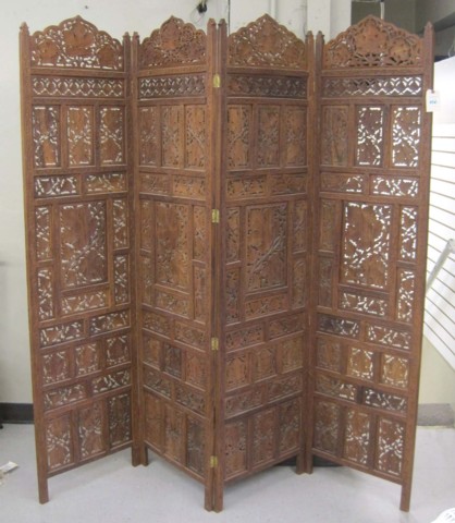 SHEESHAM WOOD FLOOR SCREEN East
