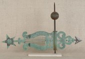 Sheet copper bannerette weathe