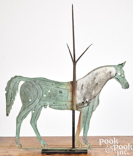 SHEET COPPER HORSE WEATHERVANE,