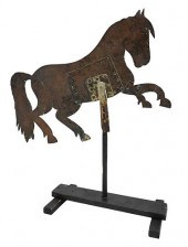 SHEET COPPER HORSE WEATHERVANE