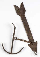 SHEET IRON ARROW WITH ATTACHED