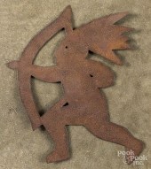 SHEET IRON INDIAN WEATHERVANES