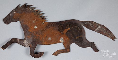 SHEET IRON RUNNING HORSE
