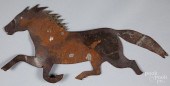 SHEET IRON RUNNING HORSE WEATH