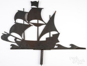 SHEET IRON SAILSHIP WEATHERVAN