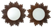 SHEET IRON SUNBURST MIRRORS, P