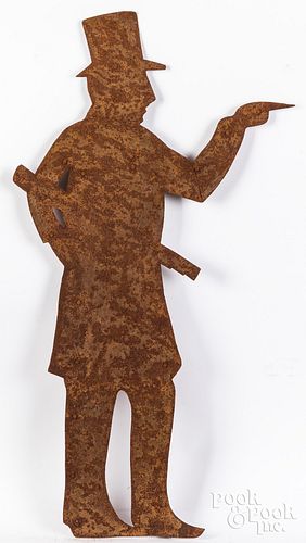 SHEET IRON WEATHERVANE, 20TH