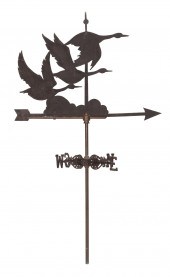 SHEET METAL FLYING GEESE WEATH