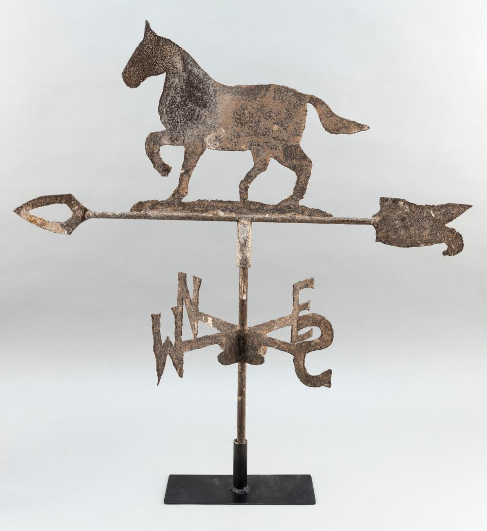 SHEET METAL HORSE-FORM WEATHER VANE