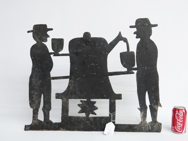 Sheet metal men at still trade