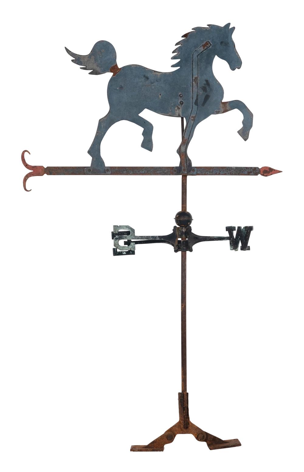 SHEET METAL PRANCING HORSE