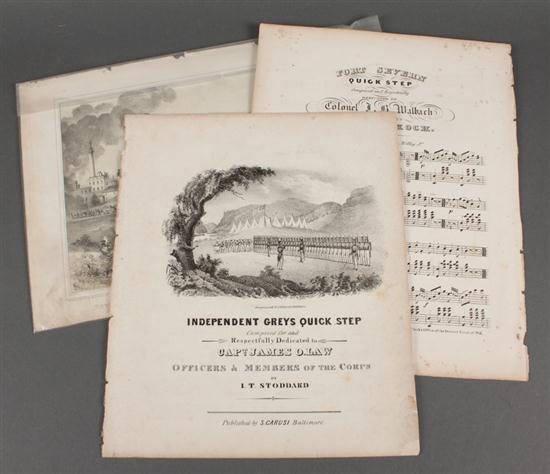 [Sheet music] Three pieces of