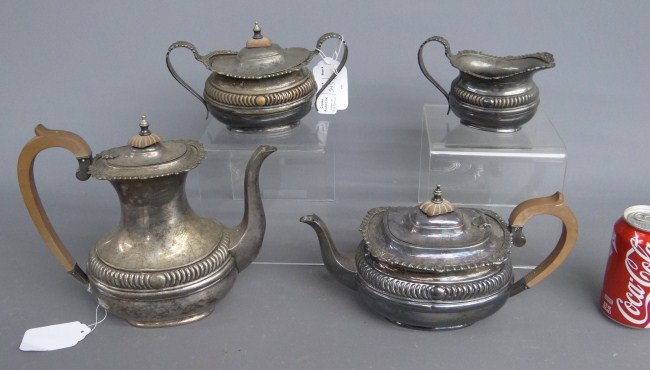 Sheffield (4) pc. tea set.