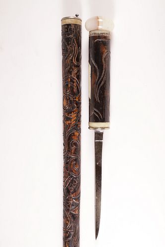 SHEFFIELD AGATE POMMEL DAGGER