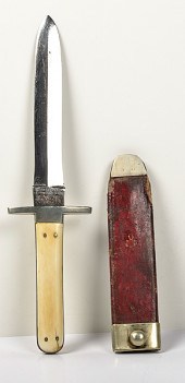Sheffield Bowie Knife and Scab