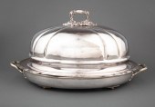 SHEFFIELD PLATE MEAT DISH WITH