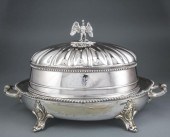 SHEFFIELD PLATE MEAT DOME, DOU