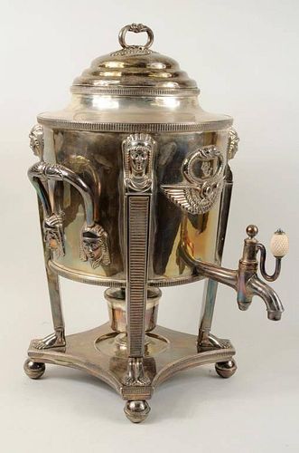 SHEFFIELD PLATED EGYPTIAN STYLE HOT