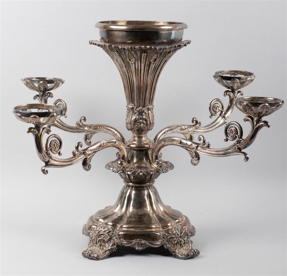 SHEFFIELD PLATED EPERGNE FRAME,
