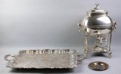SHEFFIELD PLATED HOT WATER URN
