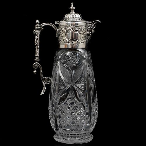 SHEFFIELD SILVER MOUNTED CLARET