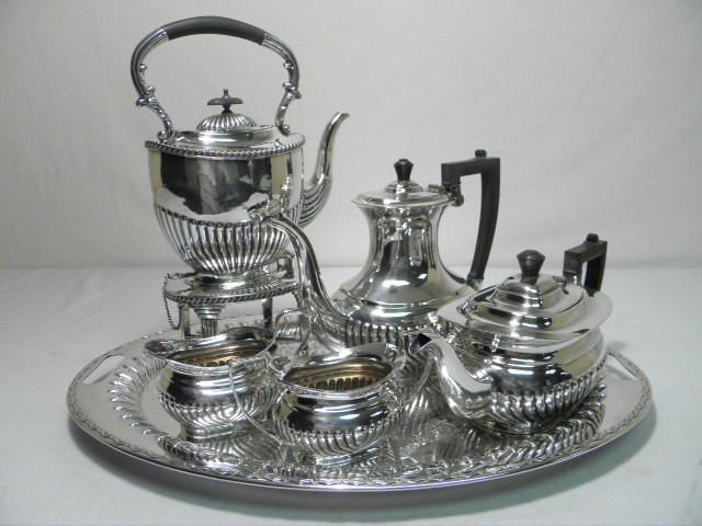 Sheffield silver plate 6 piece