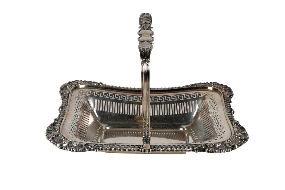 SHEFFIELD SILVER-PLATE CAKE