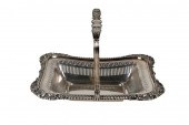 SHEFFIELD SILVER-PLATE CAKE BA
