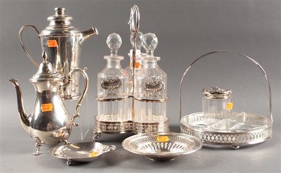 Sheffield silver-plate on brass