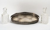 SHEFFIELD SILVER-PLATE TRAY AN