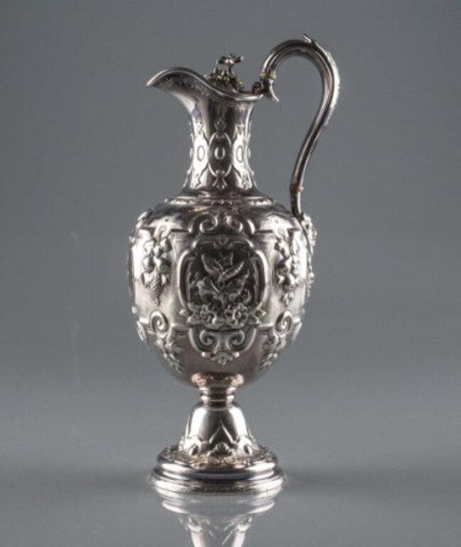 SHEFFIELD SILVER PLATED CLARET JUGA