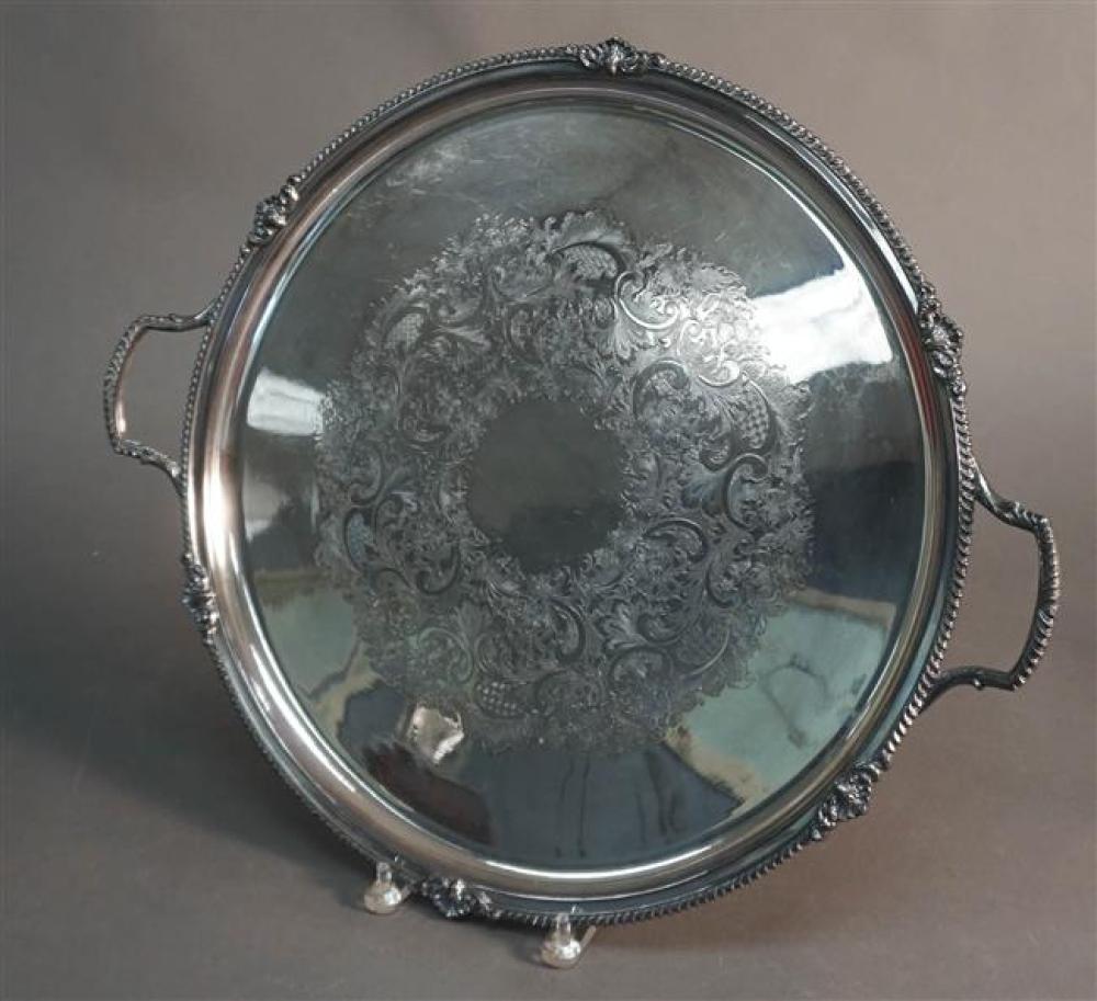 SHEFFIELD SILVER PLATED ROUND TWO