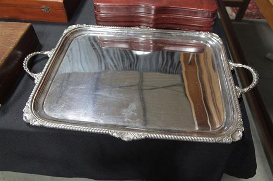 SHEFFIELD SILVER TRAY. Standard