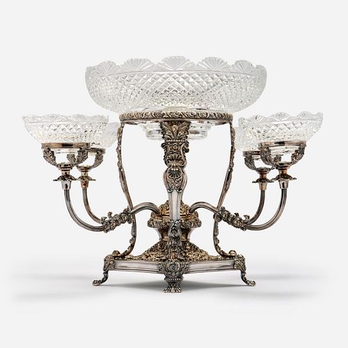 SHEFFIELD SILVERPLATE EPERGNE