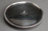 SHEFFIELD SILVERPLATE SALVER W