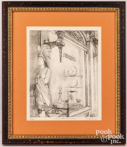 SHEIL MCGINNIS ENGRAVING OF AN