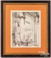 SHEIL MCGINNIS ENGRAVING OF AN